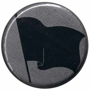50mm Button: Schwarze Fahne