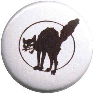 25mm Button: Schwarze Katze