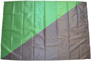 Fahne / Flagge (ca. 150x100cm): Schwarz/grüne Fahne