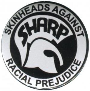 25mm Button: Sharp - Skinheads against Racial Prejudice