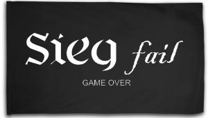 Fahne / Flagge (ca. 150x100cm): Sieg fail