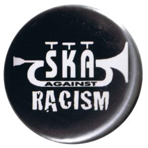 37mm Button: Ska against racism Trompete