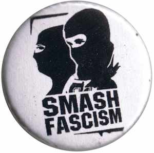 50mm Magnet-Button: Smash Fascism