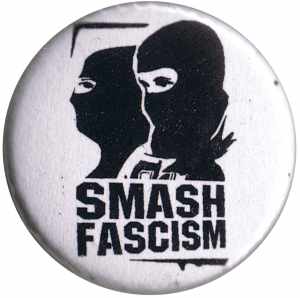 37mm Magnet-Button: Smash Fascism