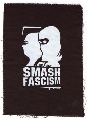 Aufnäher: Smash Fascism (Autonom)