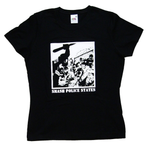 tailliertes T-Shirt: Smash Police States