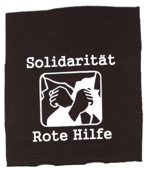 Aufnäher: Solidarität - Rote Hilfe