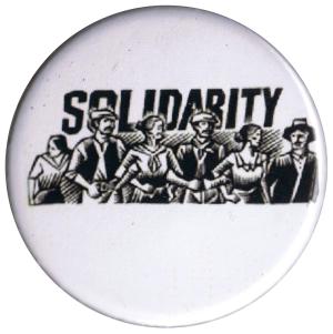 37mm Button: Solidarity