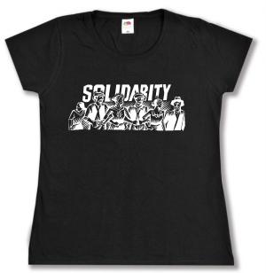 tailliertes T-Shirt: Solidarity