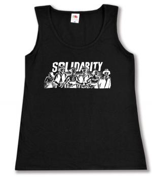 tailliertes Tanktop: Solidarity