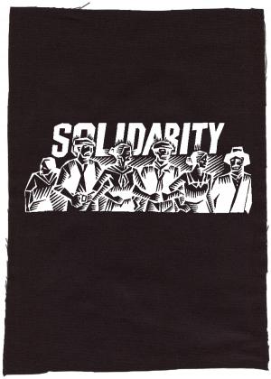 Rückenaufnäher: Solidarity