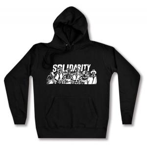 taillierter Kapuzen-Pullover: Solidarity