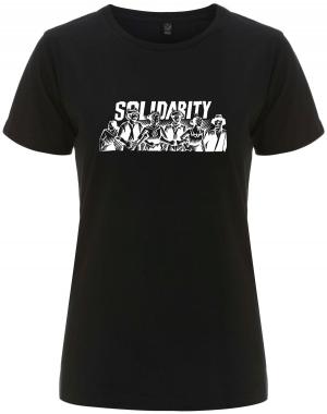 tailliertes Fairtrade T-Shirt: Solidarity