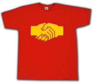 T-Shirt: Sozialistischer Handschlag
