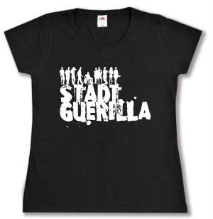 tailliertes T-Shirt: Stadtguerilla