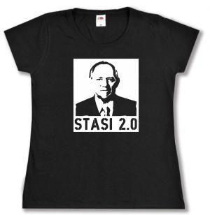 tailliertes T-Shirt: Stasi 2.0