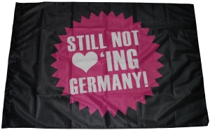Fahne / Flagge (ca. 150x100cm): Still not loving Germany!