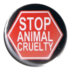 37mm Button: Stop Animal Cruelty
