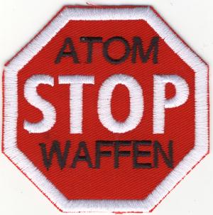 Aufnäher: Stop Atomwaffen