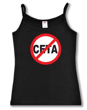 Trägershirt: Stop CETA