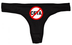Frauen Stringtanga: Stop CETA
