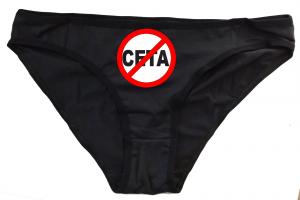 Frauen Slip: Stop CETA