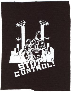 Aufnäher: Stop Control
