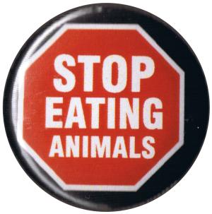 25mm Magnet-Button: Stop Eating Animals