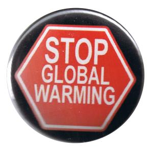 37mm Button: Stop Global Warming