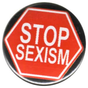 50mm Button: Stop Sexism