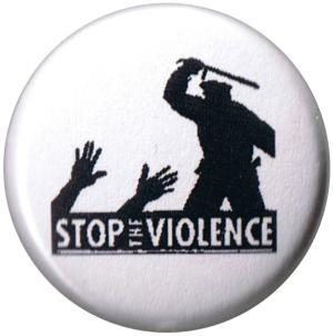 50mm Magnet-Button: Stop the violence