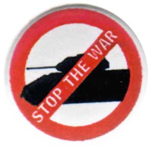 25mm Button: Stop the war
