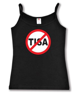 Trägershirt: Stop TISA