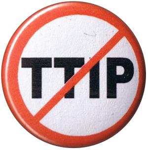 25mm Magnet-Button: Stop TTIP