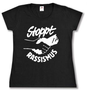 tailliertes T-Shirt: Stoppt Rassismus