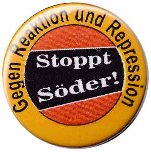 25mm Button: Stoppt Söder!
