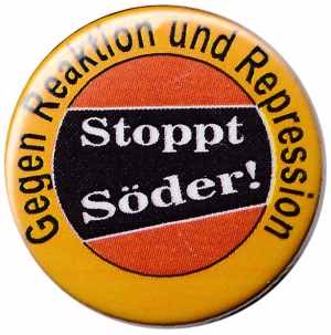 25mm Magnet-Button: Stoppt Söder!