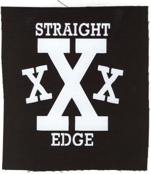 Aufnäher: Straight Edge