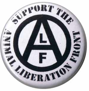 25mm Button: support the Animal Liberation Front