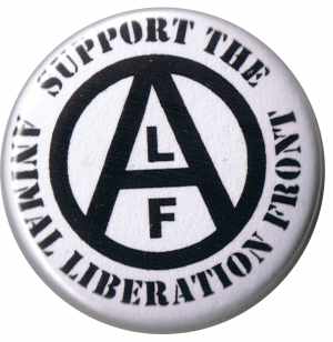 37mm Button: support the Animal Liberation Front