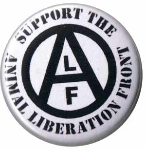 50mm Magnet-Button: support the Animal Liberation Front