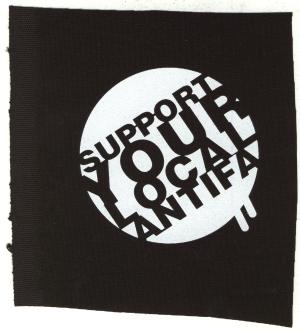 Aufnäher: Support your local antifa