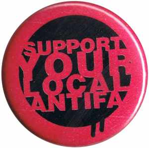 37mm Magnet-Button: Support your local Antifa