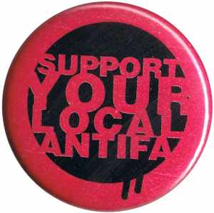 50mm Magnet-Button: Support your local Antifa