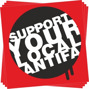Aufkleber-Paket: Support your local Antifa