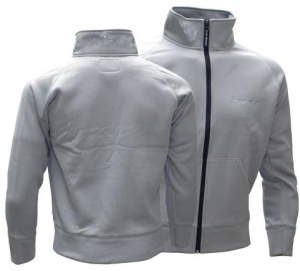 Sweat-Jacket: Sweatjacke bonded - grey