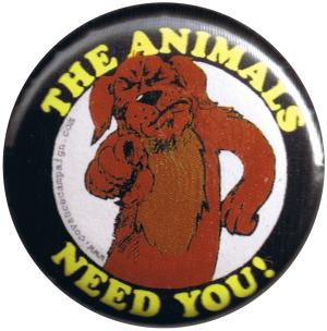 25mm Button: The Animals Need You!