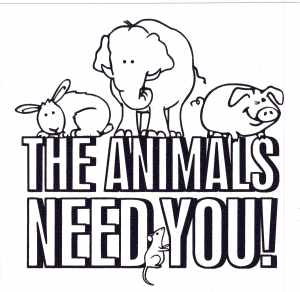 Aufkleber: The Animals Need You!