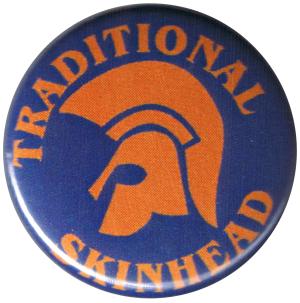 25mm Button: Traditional Skinhead