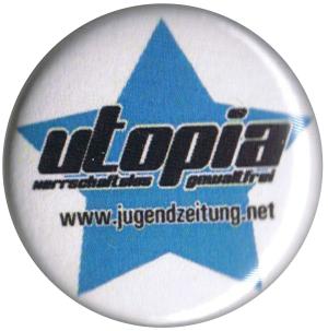 25mm Button: Utopia Solibutton: Logo